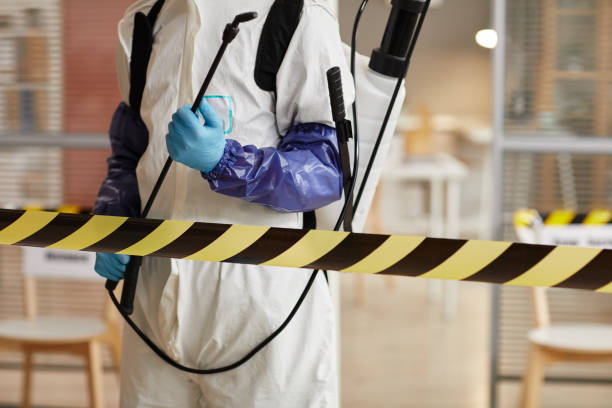 Professional Sewage Cleanup technician working in Leesburg, VA